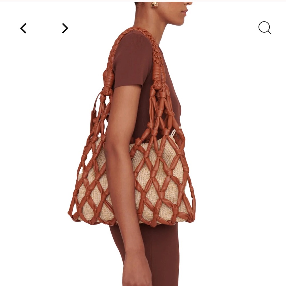 IN SEARCH OF HITCH TAN HOBO SHOULDER BAG , by Staud